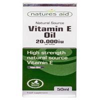 Natures Aid Vitamin E Oil 20, 000iu 50ml