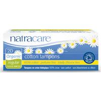 natracare organic cotton tampons regular pack of 20