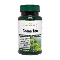 Natures Aid Green Tea 10, 000mg 60 Tablets