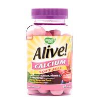 natures way alive calcium soft jells 60 chewable jells 60 chewables