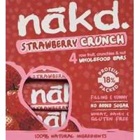 Nakd Crunch Bars 18 X 30g Strawberry Crunch