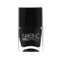 nails inc black taxi gel effect nail varnish 14ml