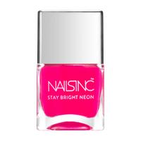 nails inc claridge gardens nail polish neon pink 14ml
