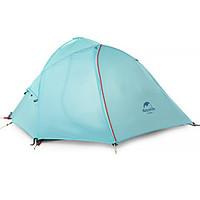 Naturehike 2 persons Tent Double One Room Camping Tent >3000mm Nylon Windproof-Hiking Camping-Sky blue Layers Rainproof Outdoor Canopy
