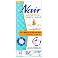 Nair Argan Oil Precision Face/ Eyebrow Roll on wax 15ml