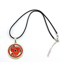 Naruto Madara Uchiha Mangeky? Sharingan Alloy Pendant Cosplay Necklace