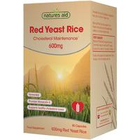 Natures Aid Red Yeast Rice 600mg, 1000mg, 90Caps