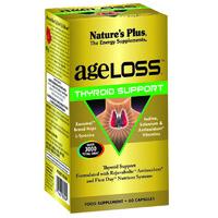 natures plus ageloss thyroid support 60vcaps