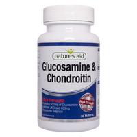 Natures Aid Glucosamine Sulphate 500mg+Chondroitin 400mg, 30Tabs