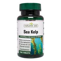 Natures Aid Sea Kelp, 187mg, 180Tabs