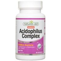 natures aid acidophilus complex 5 billion 600mg 60caps