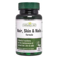 natures aid hair skin and nails formula 30tabs