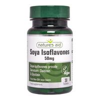 Natures Aid Soya Isoflavones - 50mg Non-GM, 1200mg, 30Tabs