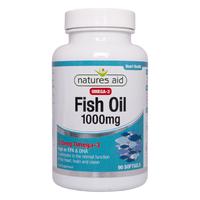 Natures Aid Fish Oil Omega-3, 1000mg, 90Caps