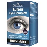 Natures Aid Lutein Eye Complex with Bilberry and Alpha Lipoic Acid, 90Tabs
