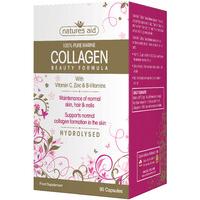 Natures Aid Collagen Beauty Formula with Vitamin C, Zinc & B-Vitamins, 90Caps