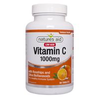 Natures Aid Vitamin C - Low Acid, 100mg, 90Tabs