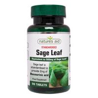 Natures Aid Sage Leaf 50mg, 90Tabs