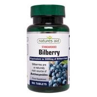 Natures Aid Bilberry 50mg, 90Tabs
