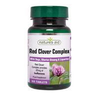 Natures Aid Red Clover Complex with Sage, Siberian Ginseng & Liquorice, 60Caps