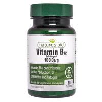 natures aid vitamin b12 sublingual 1000mg 90tabs