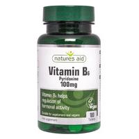 Natures Aid Vitamin B6 High Potency, 15mg, 100Tabs