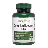 Natures Aid Soya Isoflavones - 50mg Non-GM, 1000mg, 90Tabs