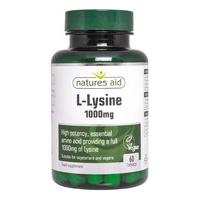 Natures Aid L-Lysine 1000mg, 60Tabs