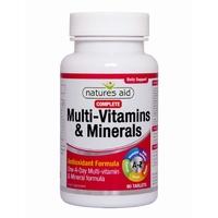 Natures Aid Complete Multi-Vitamins & Minerals, 90Tabs
