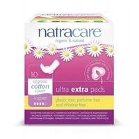 Natracare Ultra Extra Pads Super 10pads (1 x 10pads)