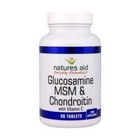 natures aid glucosamine msm chondroitin 90 tablet 1 x 90 tablet