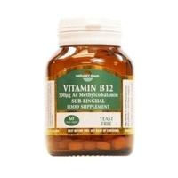 Natures Own Vitamin B12 Sublingual as Meth 60 tablet (1 x 60 tablet)