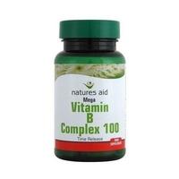 Natures Aid Vitamin B Complex 100mg TR 60 tablet (1 x 60 tablet)