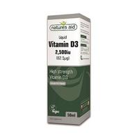 Natures Aid Vit D3 Liquid 2500iu (62.5ug) 50 ML (1 x 50ml)