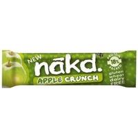 nakd nakd apple crunch bar 28g 18 x 28g
