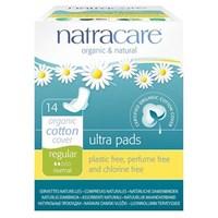 Natracare Organic &amp; Natural Ultra Pads - Regular (with wings) 14s