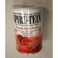 Nature\'s Plus, Spiru-Tein, High Protein Energy Meal, Exotic Red Fruit, 1.1 lbs (504 g)