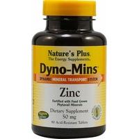 Nature\'s Plus, Dyno-Mins Zinc, 50 mg, 90 Acid-Resistant Tablets
