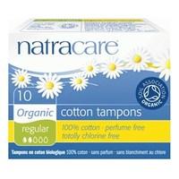 Natracare Organic &amp; Natural Tampons - Regular (non-applicator) 10s