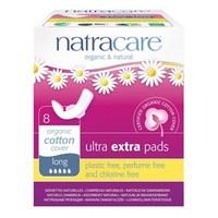 Natracare Organic &amp; Natural Ultra Extra Pads - Long 8 pads