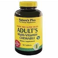 natures plus adults exotic red fruit chewable 60