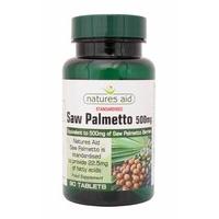 natures aid saw palmetto 500mg 90 tablet
