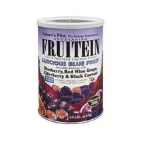 natures plus fruitein luscious blue fruit shake 576g