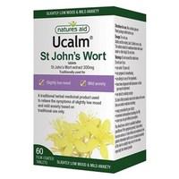 Natures Aid UCalm 300mg (St. John&#39;s Wort) Tablets 120 tablets