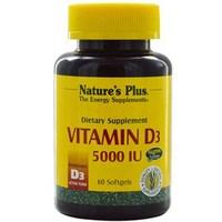 Natures Plus Vitamin D3 5000 IU Softgels 60 Caps