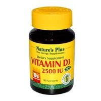 Natures Plus Vitamin D3 2500 IU Softgels 90 Caps