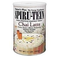 Natures Plus Chai Latte Spirutein Shake 1.1 Lb