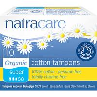 Natracare Organic Cotton Tampons (packs of 10) (Super (10))