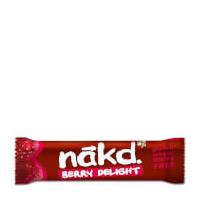 nakd berry delight gluten free bar 35g