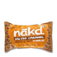 nakd salted caramel nibble bits 40g